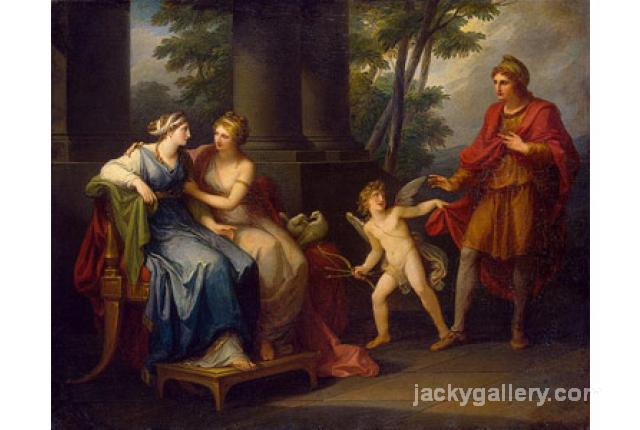 The Most Accomplished Woman in Europe, Angelica Kauffman painting
